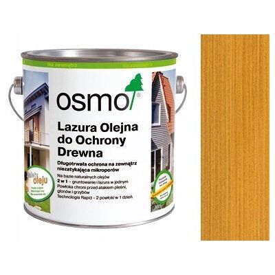 Olej lazurowy do ochrony drewna OSMO Sosna 2,5L 700/2,5 Olej lazurowy do ochrony drewna OSMO Sosna 2,5L 700/2,5