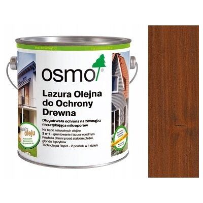 Olej lazurowy do ochrony drewna OSMO Teak 0,75L 708/0,75 Olej lazurowy do ochrony drewna OSMO Teak 0,75L 708/0,75