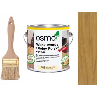 OSMO RAPID WOSK TWARDY OLEJNY DO PODŁÓG 3262 BEZBARWNY MAT 2.5L OSMO RAPID WOSK TWARDY OLEJNY DO PODŁÓG 3262 BEZBARWNY MAT 2.5L