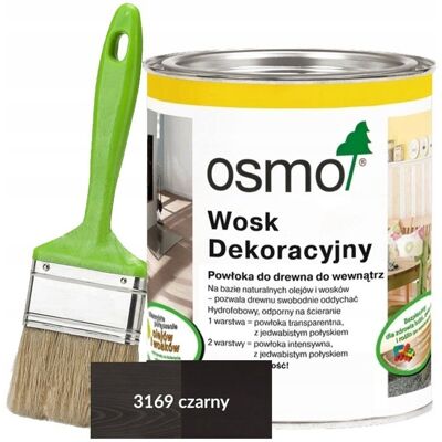 OSMO WOSK DEKORACYJNY INTENSYWNY DO DREWNA 3169 CZARNY 0.75L OSMO WOSK DEKORACYJNY INTENSYWNY DO DREWNA 3169 CZARNY 0.75L
