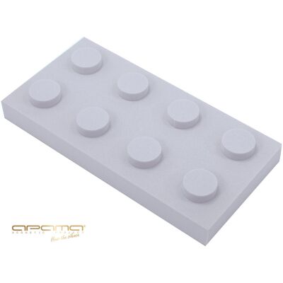 Apama PANEL AKUSTYCZNY DEKORACYJNY KLOCEK 25x50cm grubość 5cm JASNY SZARY Apama PANEL AKUSTYCZNY DEKORACYJNY KLOCEK 25x50cm grubość 5cm JASNY SZARY