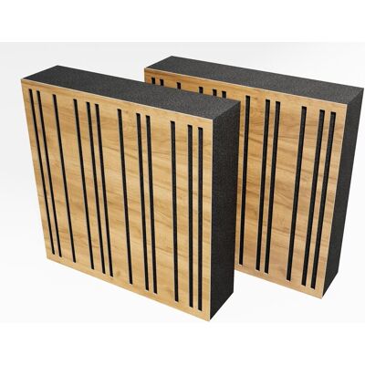 Panele akustyczne ABAFA-15 AbFuser, Zestaw 2 szt., 50x50x15cm, UA Acoustics, MDF drzewo: Dąb Panele akustyczne ABAFA-15 AbFuser, Zestaw 2 szt., 50x50x15cm, UA Acoustics, MDF drzewo: Dąb