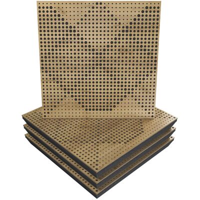 Panele akustyczne WILDS, Zestaw 4 szt. + nawiasy montażowe, 50x50x5cm, UA Acoustics, MDF drzewo: Dąb Panele akustyczne WILDS, Zestaw 4 szt. + nawiasy montażowe, 50x50x5cm, UA Acoustics, MDF drzewo: Dąb