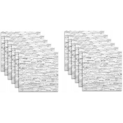 Deccart Panele Ścienne 3D 60x60 KAMIEŃ BIAŁY 12 szt=4,32 m2 Deccart Panele Ścienne 3D 60x60 KAMIEŃ BIAŁY 12 szt=4,32 m2