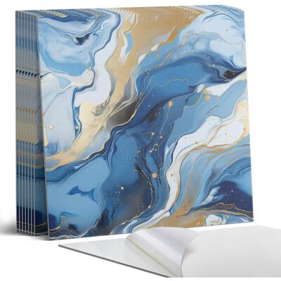 Coloray Panele winylowe samoprzylepne 30x30 cm – zestaw 9 modułów Abstrakcyjne fale i plamy Coloray Panele winylowe samoprzylepne 30x30 cm – zestaw 9 modułów Abstrakcyjne fale i plamy