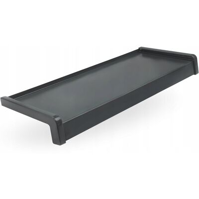 DQ-PP Parapet Zewnętrzny Aluminiowy, ZAŚLEPKI PCV szer. 17,5cm dł. 80cm ANTRACYT DQ-PP Parapet Zewnętrzny Aluminiowy, ZAŚLEPKI PCV szer. 17,5cm dł. 80cm ANTRACYT