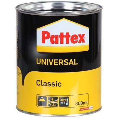 Klej Kontaktowy Pattex Universal Classic 800 Ml - Odporny Na Temperaturę I Wilgoć Do Drewna Metalu Tworzyw Sztucznych Klej Kontaktowy Pattex Universal Classic 800 Ml - Odporny Na Temperaturę I Wilgoć Do Drewna Metalu Tworzyw Sztucznych