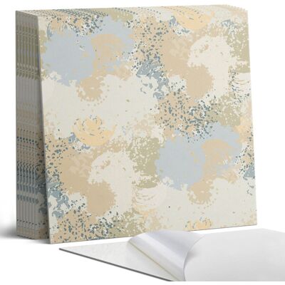 Coloray Płytki winylowe modułowe 30x30 cm – komplet 9 elementów Abstrakcyjne plamy i kształty Coloray Płytki winylowe modułowe 30x30 cm – komplet 9 elementów Abstrakcyjne plamy i kształty