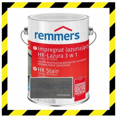 Remmers HK-Lasur impregnat drewna 0,75L anthrazitgrau antracyt radmirradom Remmers HK-Lasur impregnat drewna 0,75L anthrazitgrau antracyt radmirradom