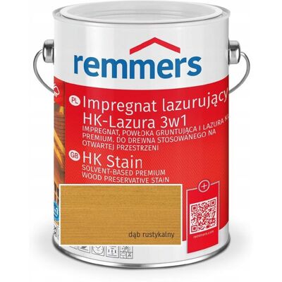 Remmers Impregnat Hk-Lazura 3W1 Dąb rustykaln 2,5L Remmers Impregnat Hk-Lazura 3W1 Dąb rustykaln 2,5L