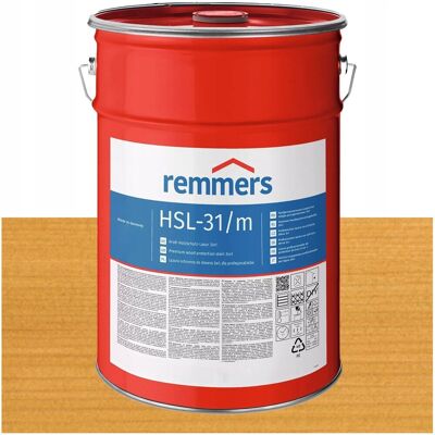 Remmers PROFESJONALNA lazura do drewna HSL-31 HK-Lasur DĄB JASNY 20L Remmers PROFESJONALNA lazura do drewna HSL-31 HK-Lasur DĄB JASNY 20L