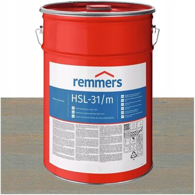 Remmers PROFESJONALNA lazura do drewna HSL-31 HK-Lasur SREBRNOSZARY 5L Remmers PROFESJONALNA lazura do drewna HSL-31 HK-Lasur SREBRNOSZARY 5L