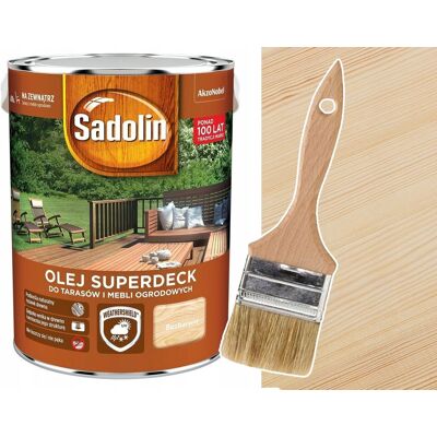 Akzo Nobel Sadolin SUPERDECK olej do tarasu Bezbarwny 10L Akzo Nobel Sadolin SUPERDECK olej do tarasu Bezbarwny 10L