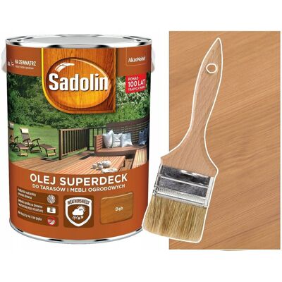 Akzo Nobel Sadolin SUPERDECK olej do tarasu Dąb 10L Akzo Nobel Sadolin SUPERDECK olej do tarasu Dąb 10L