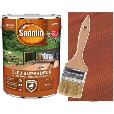 Akzo Nobel Sadolin SUPERDECK olej do tarasu Mahoń 10L Akzo Nobel Sadolin SUPERDECK olej do tarasu Mahoń 10L