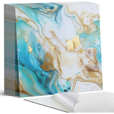 Coloray Samoprzylepne płytki winylowe 20x20 cm – zestaw 20 sztuk Abstrakcyjne fale i plamy Coloray Samoprzylepne płytki winylowe 20x20 cm – zestaw 20 sztuk Abstrakcyjne fale i plamy