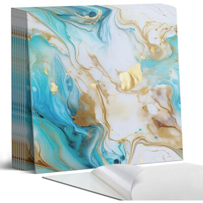 Coloray Samoprzylepne płytki winylowe 30x30 cm – zestaw 9 sztuk do szybkiej metamorfozy Abstrakcyjne fale i plamy Coloray Samoprzylepne płytki winylowe 30x30 cm – zestaw 9 sztuk do szybkiej metamorfozy Abstrakcyjne fale i plamy