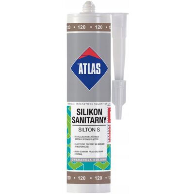 Silikon Atlas Silton 120 S Toffi 280ml Odporny na pleśń i promieniowanie UV Silikon Atlas Silton 120 S Toffi 280ml Odporny na pleśń i promieniowanie UV