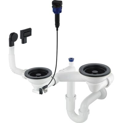 Syfon Deante Space-Saver do zlewozmywaka granitowego 1,5 i 2 Syfon Deante Space-Saver do zlewozmywaka granitowego 1,5 i 2