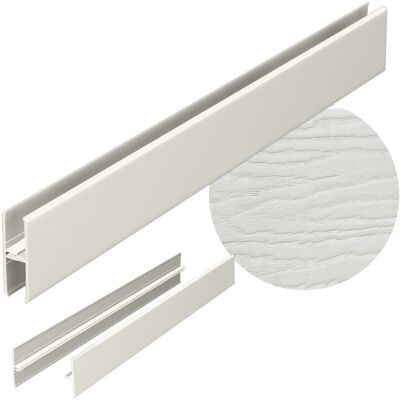 Vilo Siding elewacyjny Kerrafront lamele elewacyjne FS-282 ŁĄCZNIK 2-CZ JASNY SZ Vilo Siding elewacyjny Kerrafront lamele elewacyjne FS-282 ŁĄCZNIK 2-CZ JASNY SZ