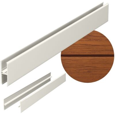 Vilo Siding elewacyjny Kerrafront lamele elewacyjne FS-282 ŁĄCZNIK 2-CZ WD ZŁOTY Vilo Siding elewacyjny Kerrafront lamele elewacyjne FS-282 ŁĄCZNIK 2-CZ WD ZŁOTY