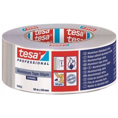 Taśma aluminiowa samoprzylepna tesa 50m x 50mm Taśma aluminiowa samoprzylepna tesa 50m x 50mm