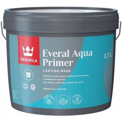 Inny producent TIKKURILA EVERAL AQUA PRIMER FARBA PODKŁADOWA BAZA AP 2,7L Inny producent TIKKURILA EVERAL AQUA PRIMER FARBA PODKŁADOWA BAZA AP 2,7L