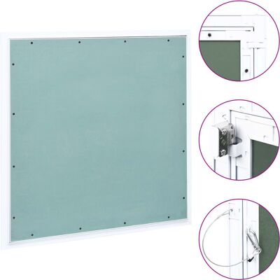 vidaXL Panel inspekcyjny - 700x700 mm, Rama aluminiowa, Wkładka gipsowa - Panel dostępu vidaXL Panel inspekcyjny - 700x700 mm, Rama aluminiowa, Wkładka gipsowa - Panel dostępu