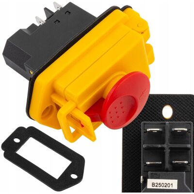 Powermat WYŁĄCZNIK DO TOKARKI PM-MTM-550T WŁĄCZNIK SILNIKA OSŁONA PRZYCISK 550W 230V Powermat WYŁĄCZNIK DO TOKARKI PM-MTM-550T WŁĄCZNIK SILNIKA OSŁONA PRZYCISK 550W 230V