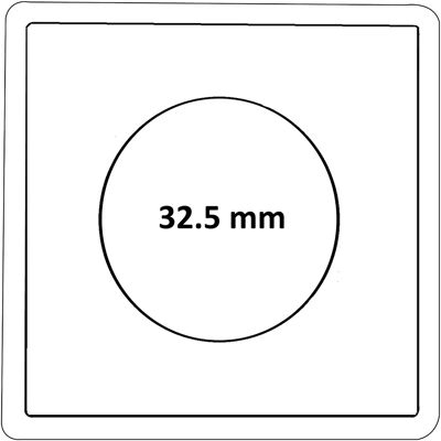 Kapsle Na Monety Safe Kwadratowe - 32.5 Mm Kapsle Na Monety Safe Kwadratowe - 32.5 Mm