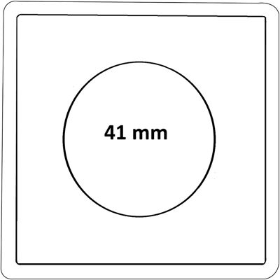 Kapsle Na Monety Safe Kwadratowe - 41 Mm Kapsle Na Monety Safe Kwadratowe - 41 Mm