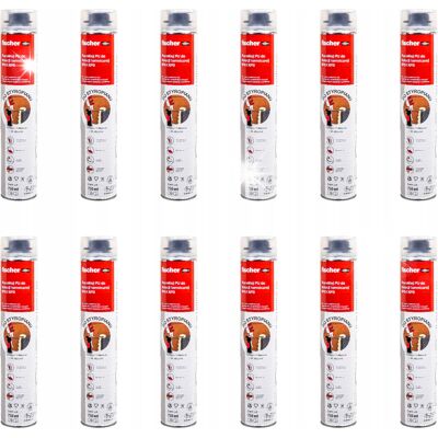 Fischer Klej Pianoklej Piana Do Styropianu Izolacji Dociepleń Eps Xps 750ml 12sztuk Fischer Klej Pianoklej Piana Do Styropianu Izolacji Dociepleń Eps Xps 750ml 12sztuk