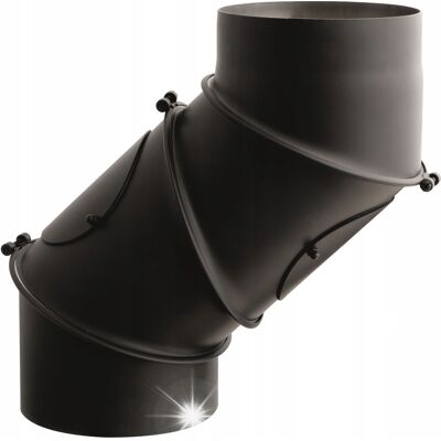 Kolano Kominowe Spalinowe Nastawne Regulowane Fi 180 2mm 4-Segmentowe Darco Kolano Kominowe Spalinowe Nastawne Regulowane Fi 180 2mm 4-Segmentowe Darco