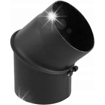 Darco Kolano Kominowe Spalinowe Nastawne Regulowane Fi 180/45° 2mm 2-Segmentowe Darco Kolano Kominowe Spalinowe Nastawne Regulowane Fi 180/45° 2mm 2-Segmentowe