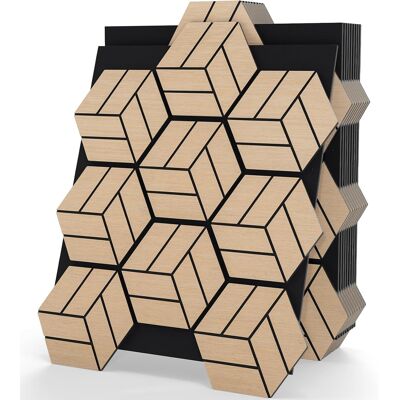 Inny producent Panele Akustyczne Samoprzylepne 4 Sztuki 81x66cm O Wyglądzie Drewna Inny producent Panele Akustyczne Samoprzylepne 4 Sztuki 81x66cm O Wyglądzie Drewna