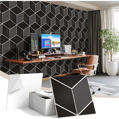 Inny producent Panele Akustyczne Samoprzylepne Dźwiękoszczelne Na Ścianę 30x30x1 Cm Inny producent Panele Akustyczne Samoprzylepne Dźwiękoszczelne Na Ścianę 30x30x1 Cm