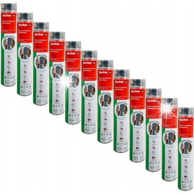 Fischer Piana Montażowa Pianka Pistoletowa Letnia 750 Wysoka Jakość Wydajność 12szt Fischer Piana Montażowa Pianka Pistoletowa Letnia 750 Wysoka Jakość Wydajność 12szt