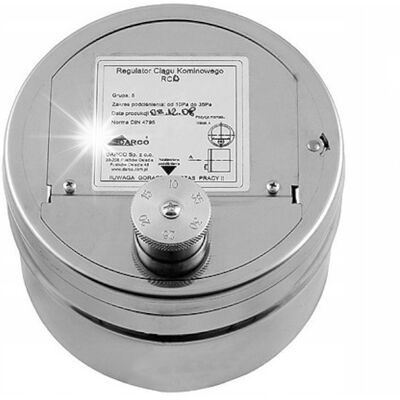 Regulator Ciągu Zawór Kominowy Fi 150 Mm Darco Stalowy Okrągły Do Kominka Regulator Ciągu Zawór Kominowy Fi 150 Mm Darco Stalowy Okrągły Do Kominka