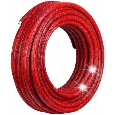RURA PEX PEX/AL/PEX 25 MM DIAMOND 50 MB W OTULINIE IZOLACJI 9 MM CZERWONA RURA PEX PEX/AL/PEX 25 MM DIAMOND 50 MB W OTULINIE IZOLACJI 9 MM CZERWONA