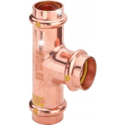 Trójnik Zaprasowywany 28 Mm Złączka Viega Profipress Miedź Cu Do Gazu Trójnik Zaprasowywany 28 Mm Złączka Viega Profipress Miedź Cu Do Gazu