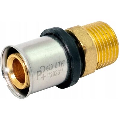 PERFEXIM Złączka Nyplowa Zaprasowywana Pex Alupex Pert 32x1' Gz Do Szczęk Typ U Th PERFEXIM Złączka Nyplowa Zaprasowywana Pex Alupex Pert 32x1' Gz Do Szczęk Typ U Th