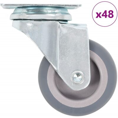 VMP 48 kółek skrętnych, 50 mm VMP 48 kółek skrętnych, 50 mm