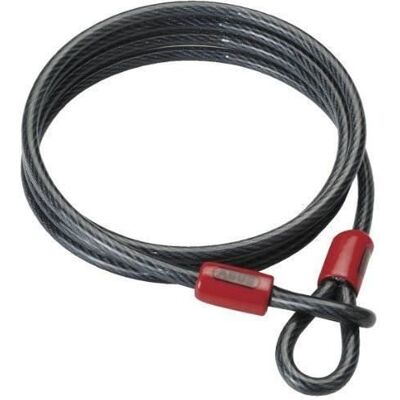 Czarny kabel stalowy Cobra od ABUS - 8mm x 200cm Czarny kabel stalowy Cobra od ABUS - 8mm x 200cm
