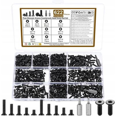 inna (Inny) DUŻY ESTAW WKRĘTÓW ŚRUB TORX M3 ŚRUBY SAMOGWINTUJĄCE WKRĘTY GWINT x620 inna (Inny) DUŻY ESTAW WKRĘTÓW ŚRUB TORX M3 ŚRUBY SAMOGWINTUJĄCE WKRĘTY GWINT x620