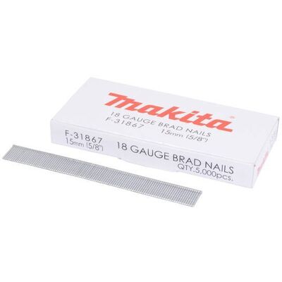 Gwoździe 15mm Makita F-31867 do AF506 Gwoździe 15mm Makita F-31867 do AF506