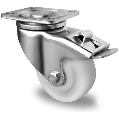 Inny producent Koła do średnich obciążeń AGV seria V0Z0 Kółka z hamulcem 100 mm Poliamid 135x108 Inny producent Koła do średnich obciążeń AGV seria V0Z0 Kółka z hamulcem 100 mm Poliamid 135x108