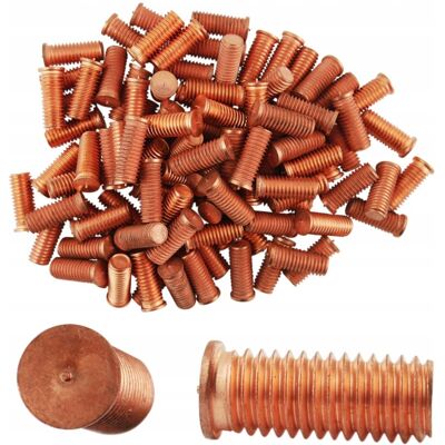 KOŁKI GWINTOWANE M8x20mm nity miedziowane 100sz ŚRUBA SPOTTER 802726 TELWIN KOŁKI GWINTOWANE M8x20mm nity miedziowane 100sz ŚRUBA SPOTTER 802726 TELWIN