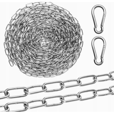 Inny producent ŁAŃCUCH 1.5MM 6M STAL NIERDZEWNA MOCNY ODPORNY WYTRZYMAŁY OGNIWA METALOWE Inny producent ŁAŃCUCH 1.5MM 6M STAL NIERDZEWNA MOCNY ODPORNY WYTRZYMAŁY OGNIWA METALOWE