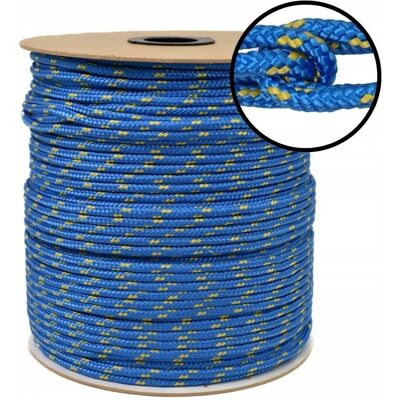 Linotechnik Linka Polipropylenowa Lina Pleciona Mocna 14mm 100M Cała Szpula Sznurek Linotechnik Linka Polipropylenowa Lina Pleciona Mocna 14mm 100M Cała Szpula Sznurek