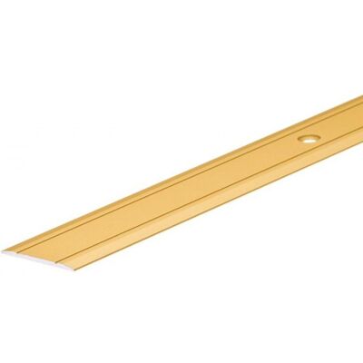 Listwa ochronna AL płaska 30mm listwa Cezar Złoty Matowe 3,00m Listwa ochronna AL płaska 30mm listwa Cezar Złoty Matowe 3,00m